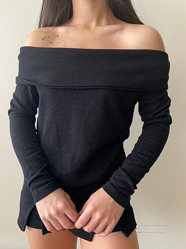 Zara Zara siyah kazak