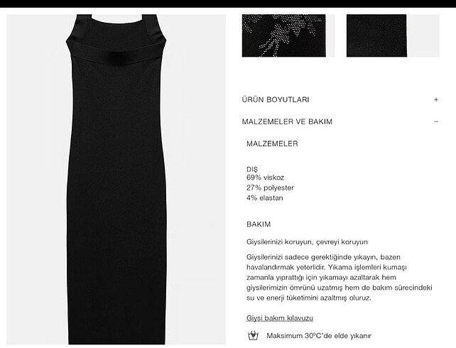 Zara parlak halter yaka örme elbise - Görsel 7