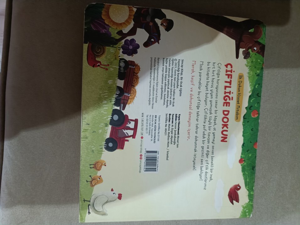 Çiftliğe Dokun - İlk Dokun Hisset Kitabım - Görsel 5