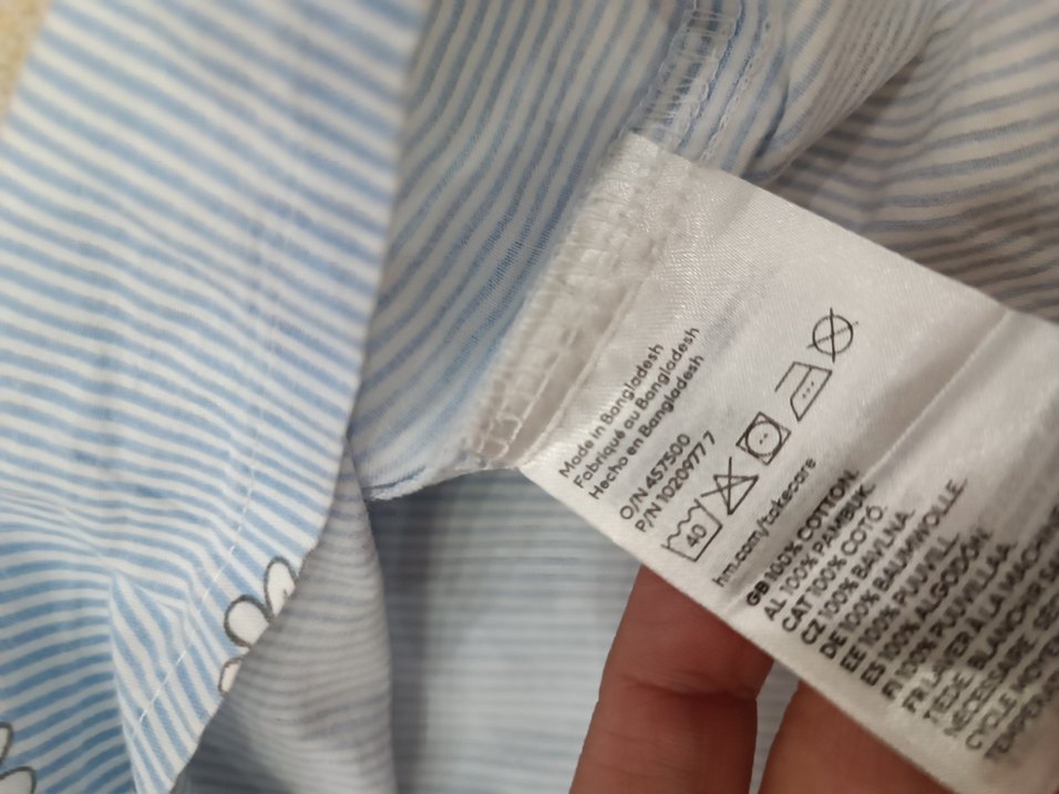 Mavi Nakışlı Fırfırlı Kız Elbisesi - Görsel 3