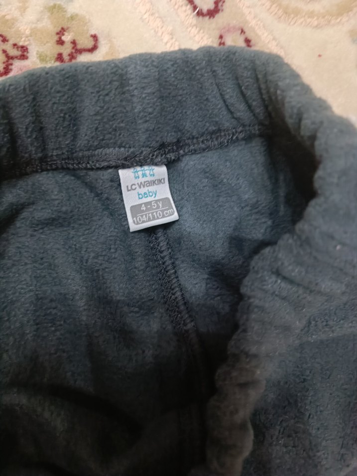 Gri cocuk Rahat Kesim Eşofman Altı - Görsel 2