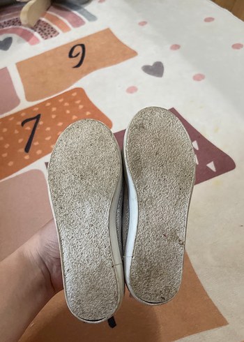 26 Beden gri Renk Kız Çocuk Ayakkabı babet