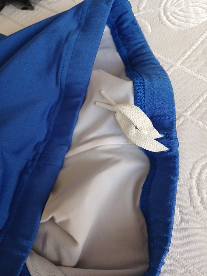 Erkek Çocuk Mavi Düz Mayo Şort - Görsel 3