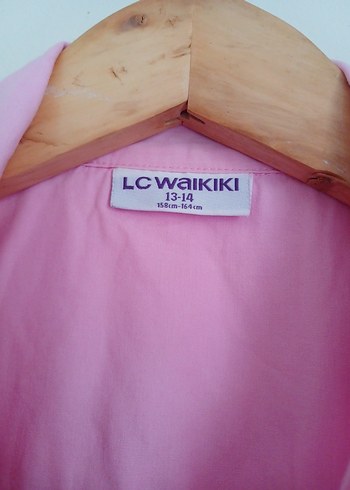 Düğmeli Pembe Uzun Kollu Gömlek - Görsel 2