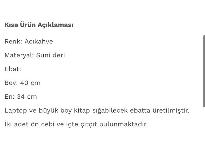 Beden TOTE ÇANTA