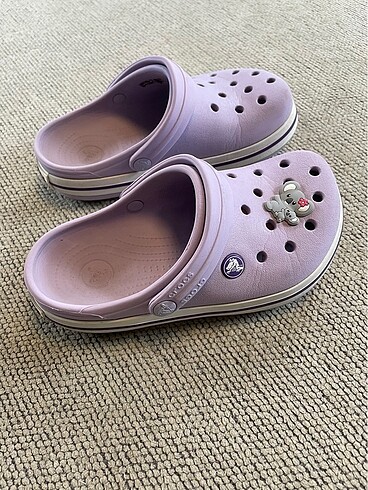 34 Beden 34 numara Lila Crocs