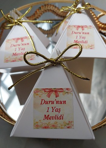  Beyaz Mevlid Hatırası Kutusu