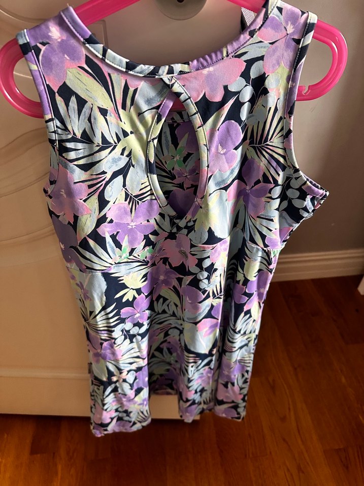 colombia spf+50 Mor çiçekli elbise - Görsel 2