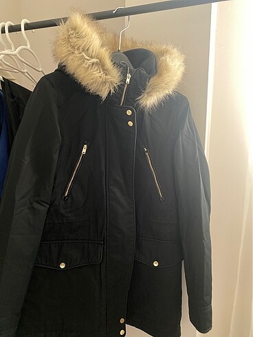 Zara içi kürklü mont