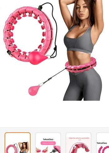 Pembe Pilates Çemberi