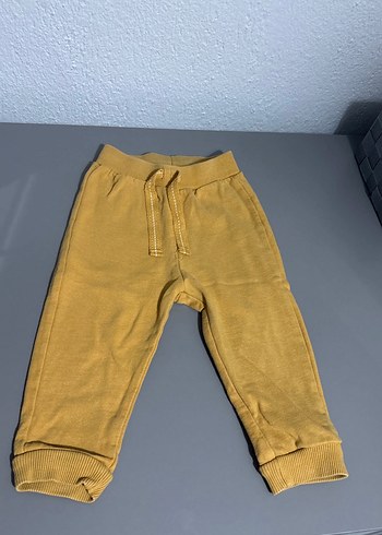 Erkek Çocuk Sarı Rahat Kesim Pantolon