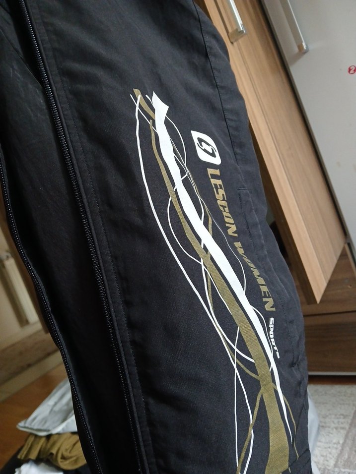  GERÇEK VİNTAGE  Lescon Parlak Paraşüt Kadın Eşofman Takımı - Görsel 5