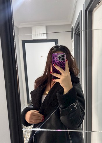 Stradivarius Siyah biler ceket - Görsel 4