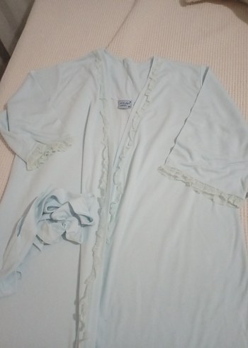 Mavi Bohem Uzun Kadın lahusa Sabahlık - Görsel 6