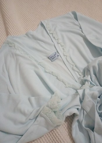 Mavi Bohem Uzun Kadın lahusa Sabahlık - Görsel 2