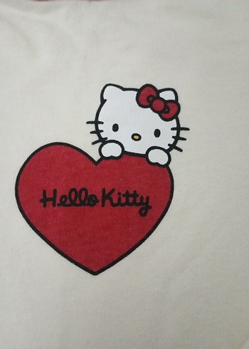 Kız Çocuk Beyaz Uzun Kollu  Tişört - Görsel 5