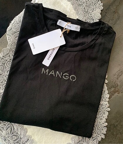 s Beden siyah Renk Mango tişört