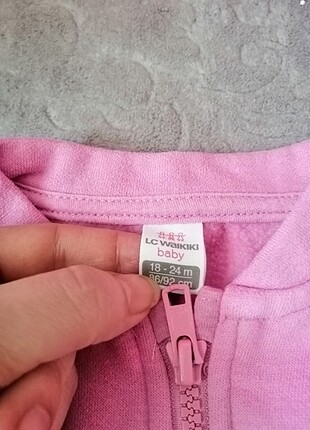 LC Waikiki Kız bebek fermuarlı sweatshirt