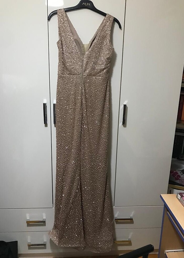 Alin exclusive İthal İşlemeli Abiye - Görsel 3