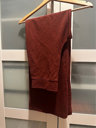 Zara kruvaze yaka gömlek bluz ve pantalon takım