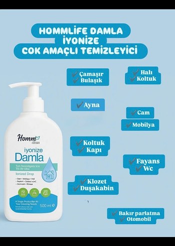 Diğer Homm Bitkisel İyonize Damla 500ml #hommbitkisel