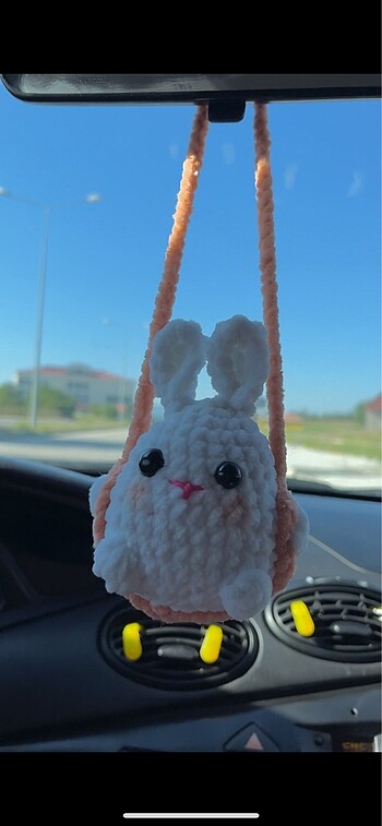 Dikiz aynası süsü amigurumi