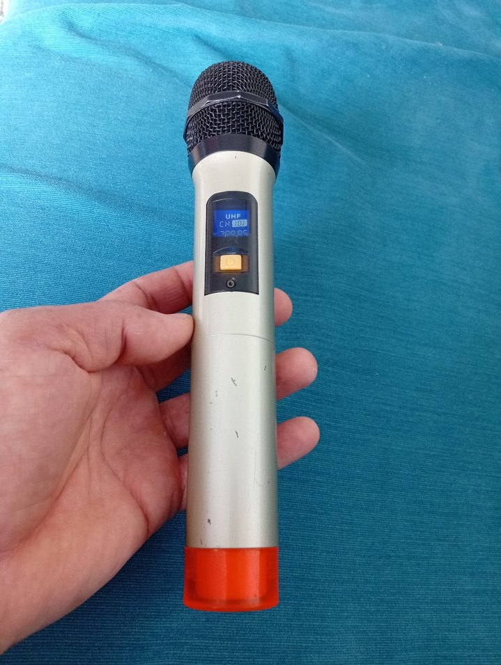 Mavi UHF Kablosuz Mikrofon - Görsel 2