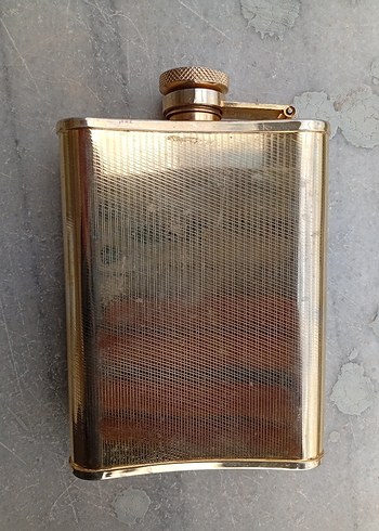 Altın Renkli Vintage içecek kutusu. - Görsel 5