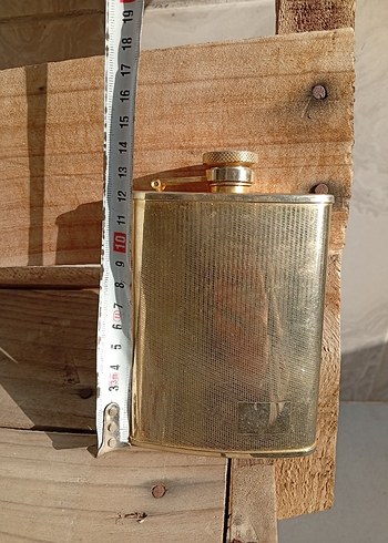 Altın Renkli Vintage içecek kutusu. - Görsel 2