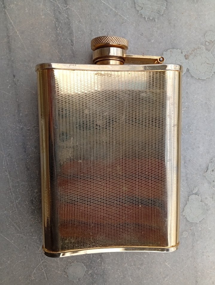 Altın Renkli Vintage içecek kutusu. - Görsel 5