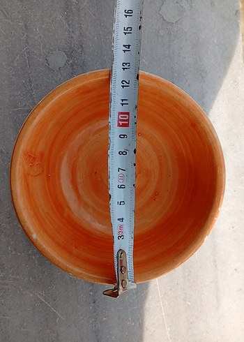 Sarı Çiçek Desenli Seramik Vazo - Görsel 3