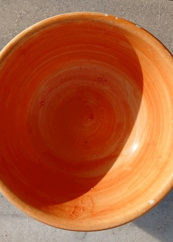 Sarı Çiçek Desenli Seramik Vazo - Görsel 2