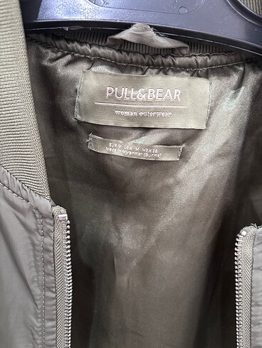 m Beden haki Renk Bomber ceket pullandbear