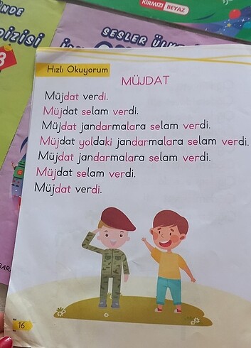  Beden 13 adet 1 sınıf hikaye kitapları 16 sayfa