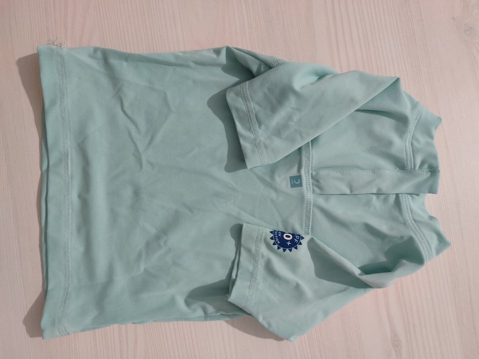 Turkuaz Kısa Kollu Erkek Çocuk Mayo Üstü - Görsel 2