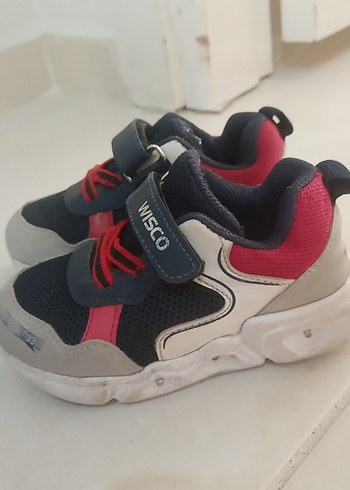 25 Beden Çocuk Çok Renkli Spor Ayakkabı Velcro