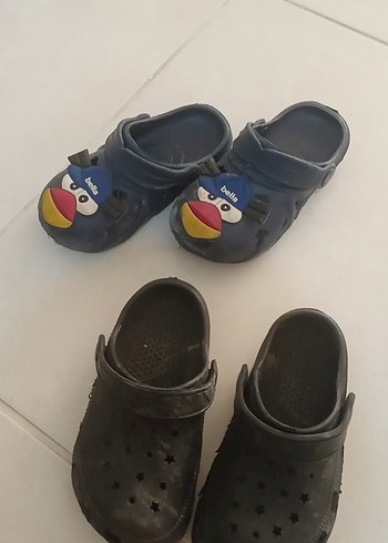 Çocuk Mavi Tokalı Kauçuk Terlik