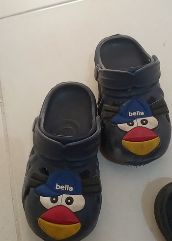 Diğer Çocuk Mavi Tokalı Kauçuk Terlik