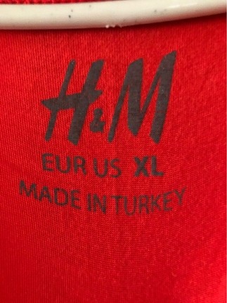 H&M H&m kırmızı tişört