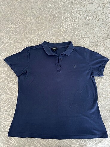 xl Beden lacivert Renk Fabrika polo yaka tişört