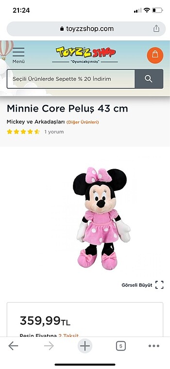 Minnie Mouse 43 cm