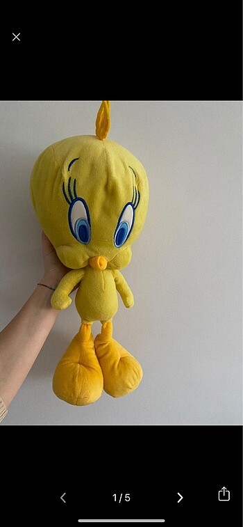 Tweety Lonley Tunes Peluş tweety