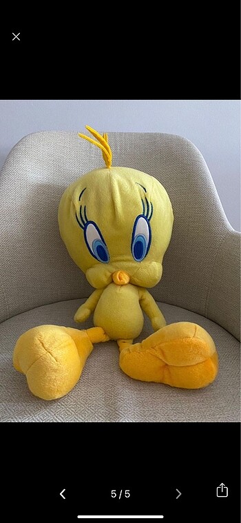 Diğer Tweety Lonley Tunes Peluş tweety
