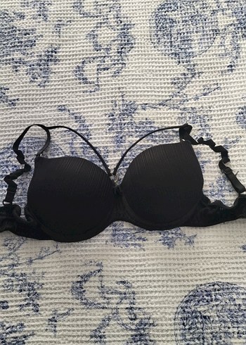 75 beden Siyah Gotik Parisian Midi Sütyen