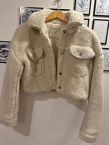 s Beden ten rengi Renk Pull and bear biker kürk kaban
