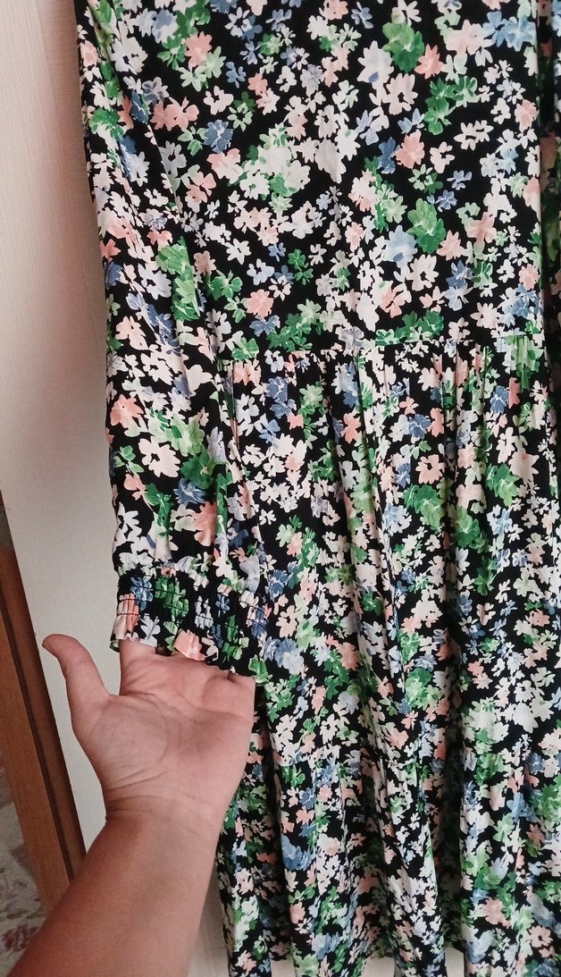 H&M çiçekli elbise - Görsel 3