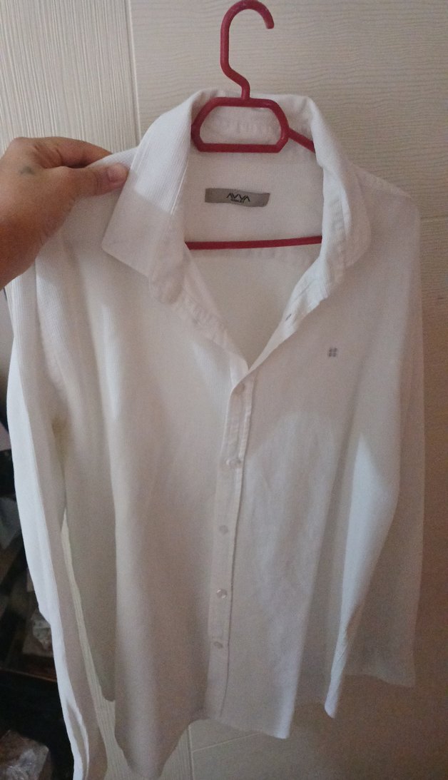 erkek Beyaz gomlek - Görsel 2