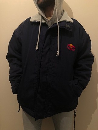 Vintage Love Redbull vintage unisex yünlü mont