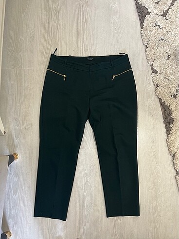 yeşil kumaş pantolon love my body