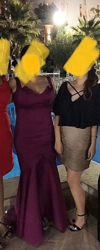 xl Beden pembe Renk fuşya abiye